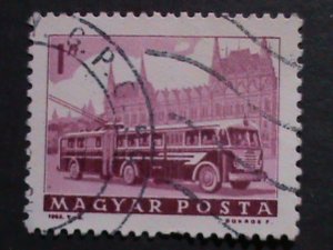 ​HUNGARY-SET OF 8 FAMOUS BUILDING IN HENGARY USE STAMPS VERY FINE