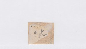 #5 one SHILLING  light cancel Cat $400 WESTERN AUSTRALIA