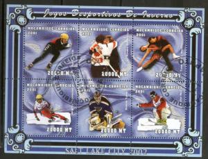 Mozambique 2001 Winter Olympics Salt Lake City Ice Figure Dance Sport Sc 1439...