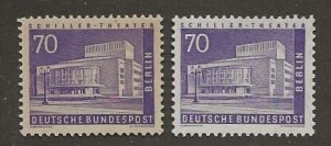 BERLIN   SC # 9N134   VA OF COLOR   MNH