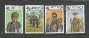 Jamaica Scott catalogue # 528-531 Unused Hinged