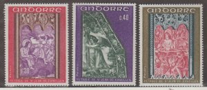 Andorra - French - Scott #199-200-201 Stamp - Mint NH Set of 3