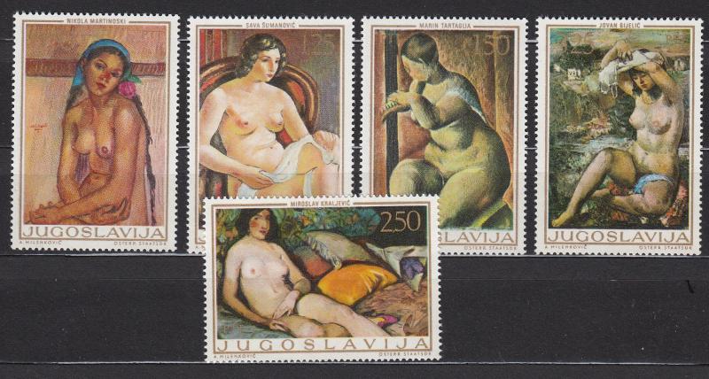 Yugoslavia - 1969 Paintings  Sc # 995/1000 - MNH (625N)