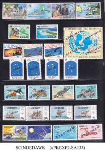 KIRIBATI - SELECTED STAMPS - 58V - MNH ALL SETS - SPECIMEN