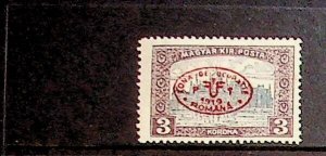 HUNGARY - ROMANIAN OCCUPATION Sc 2N20 LH ISSUE OF 1919 - OVERPRINT ON 3K