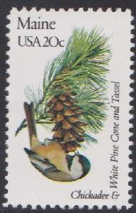 1971 Maine Birds and Flowers F-VF MNH single