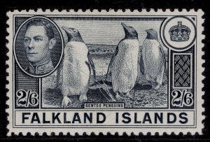 FALKLAND ISLANDS GVI SG160, 2s 6d slate, M MINT. Cat £65.