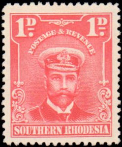 Southern Rhodesia #2, Incomplete Set, 1924-1930, Hinged