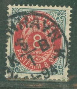 Denmark #28A Used