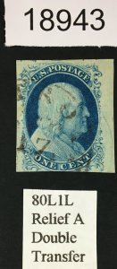 MOMEN: US STAMPS # 9 IMPERF USED LOT #18943