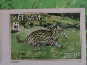 ​VIETNAM 2010-SC#3393a WWF-WORLD WILD LIFE FUND-RARE WILD ANIMALS-MNH SHEET VF