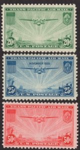 United States Scott #C20,21,22 MINT NH OG. Beautiful condition great set!