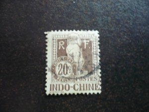 Stamps - French IndoChina - Scott# J10 - Used Single Stamp