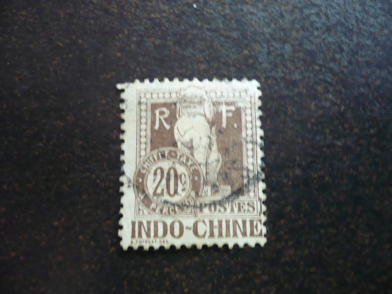 Stamps - French IndoChina - Scott# J10 - Used Single Stamp