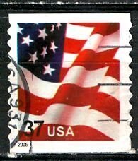 USA; 2005: Sc. # 3633B:  Used Perf. 9 1/2 Coil Single Stamp