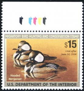 RW72c, Mint NH Superb $15 Duck Stamp - PSE Graded 98 * Stuart Katz