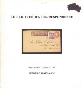 Frajola: Sale # 2  -  The Crittenden Correspondence, Fraj...