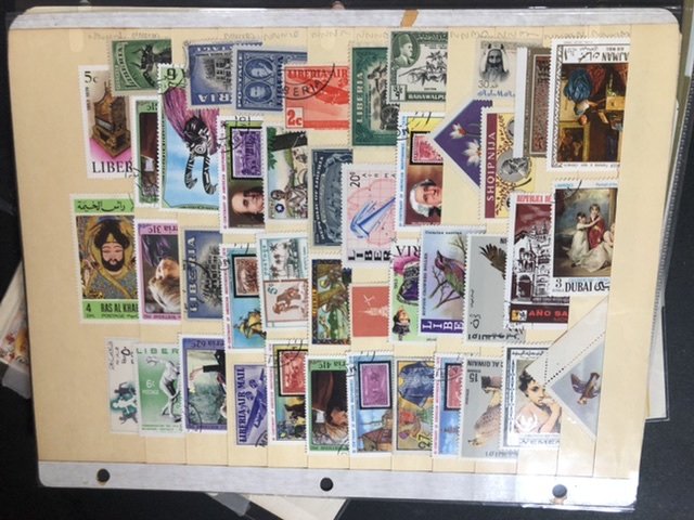 Worldwide Stamps On Stock Pages British Colonies & More