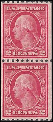 487 Mint,OG,NH... Pair... SCV $65.00