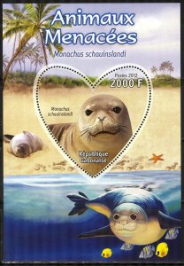 Gabon 2012 Seals S/S MNH