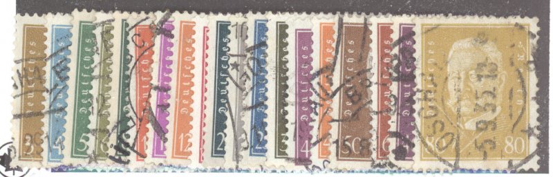 Germany, Scott #366-84, Used, complete set