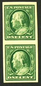 U.S. #383 MINT PAIR OG LH