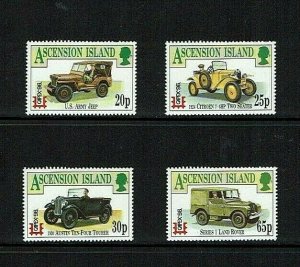 Ascension Is: 1996  Capex Stamp Exhibition,Toronto, Island Transport, MNH set