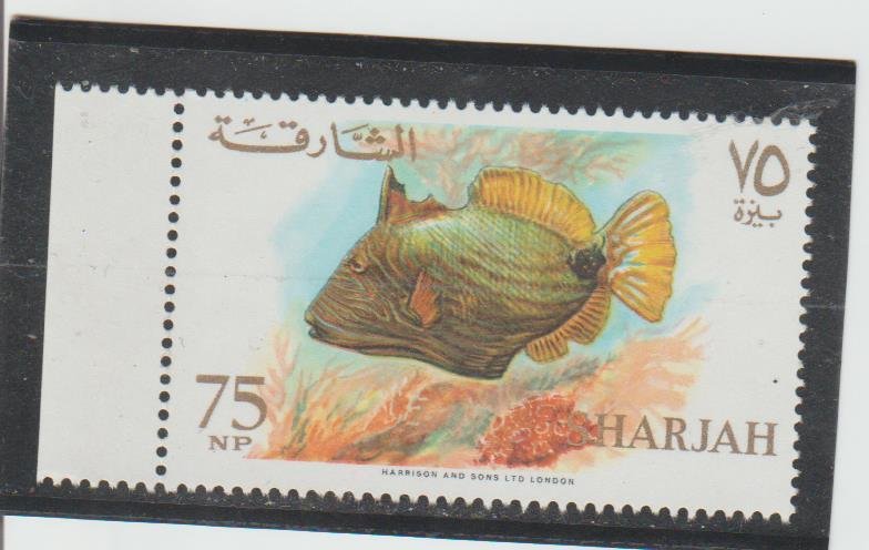 Sharjah  Scott#  155  MNH  (1966 Fish)