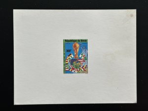 Benin 1994 Mi. 623 luxury event DEFECTS Football FIFA USA Freedom