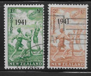 New Zealand B18-B19 1941 Health set Used