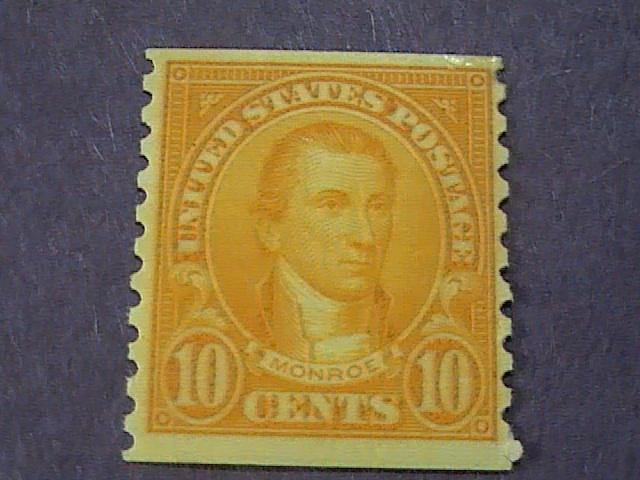 U.S.# 603-MINT/NEVER HINGED----ORANGE----MONROE----1924(#A)