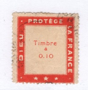 France Timbre 0.10 Stamp - Used