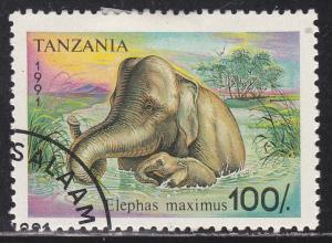 Tanzania 797 Bathing Elephants 1991