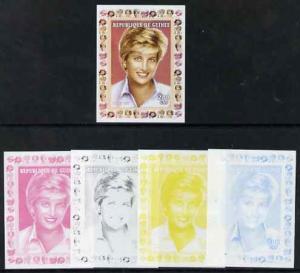 Guinea - Conakry 1997 Princess Diana 200f series #9 imper...