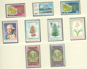 Norfolk Island #172-180 Mint (NH) Single (Complete Set) (Plane)