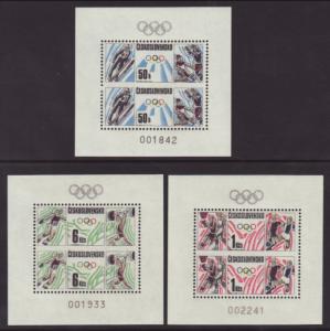 Czechoslovkia 2687-2689 Olympics Souvenir Sheet MNH VF