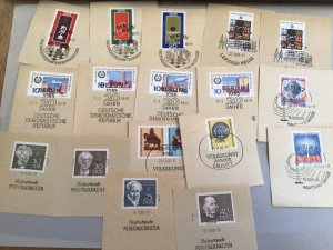 German Democratic Republic Slogan cancel 1969 used stamps Ref 66492