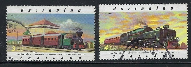 Thailand 1712-13 Used 1997 issues (ak4108)