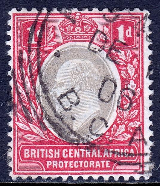 British Central Africa - Scott #60 - Used - Crease LL - SCV $2.25