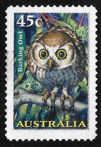 Australia #1617 45c Nocturnal Animals - Barking Owl