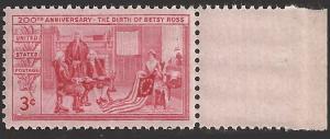 # 1004 MINT NEVER HINGED BETSY ROSS