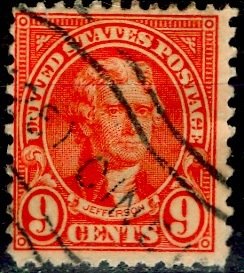 U.S.A.; 1926; Sc. # 590;  O/Used Perf. 10 Single Stamp