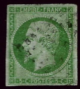 France SC#13 Used F-VF hr SCV$85.00...Always Collectible!