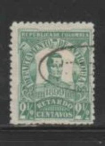 COLOMBIA-ANTIOQUIA #I1 1899 LATE FEE F-VF USED a