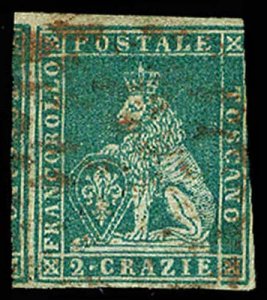 ITALIAN STATES- TUSCANY 5a  Used (ID # 64953)