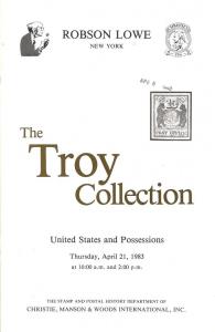 Robson Lowe: Sale #   -  The Troy Collection, Robson Lowe...