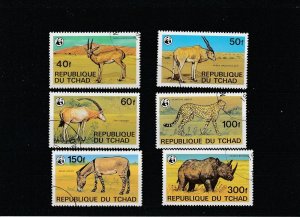 Chad  Scott#  367-372  Used  (1979 Protected Animals)