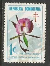 Dominican Republic RA71 VFU ORCHID Z689-9