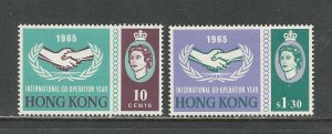 Hong Kong Scott catalogue # 223-224 Unused Hinged