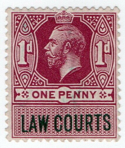 (I.B) George V Revenue : Law Courts (Scotland) 1d